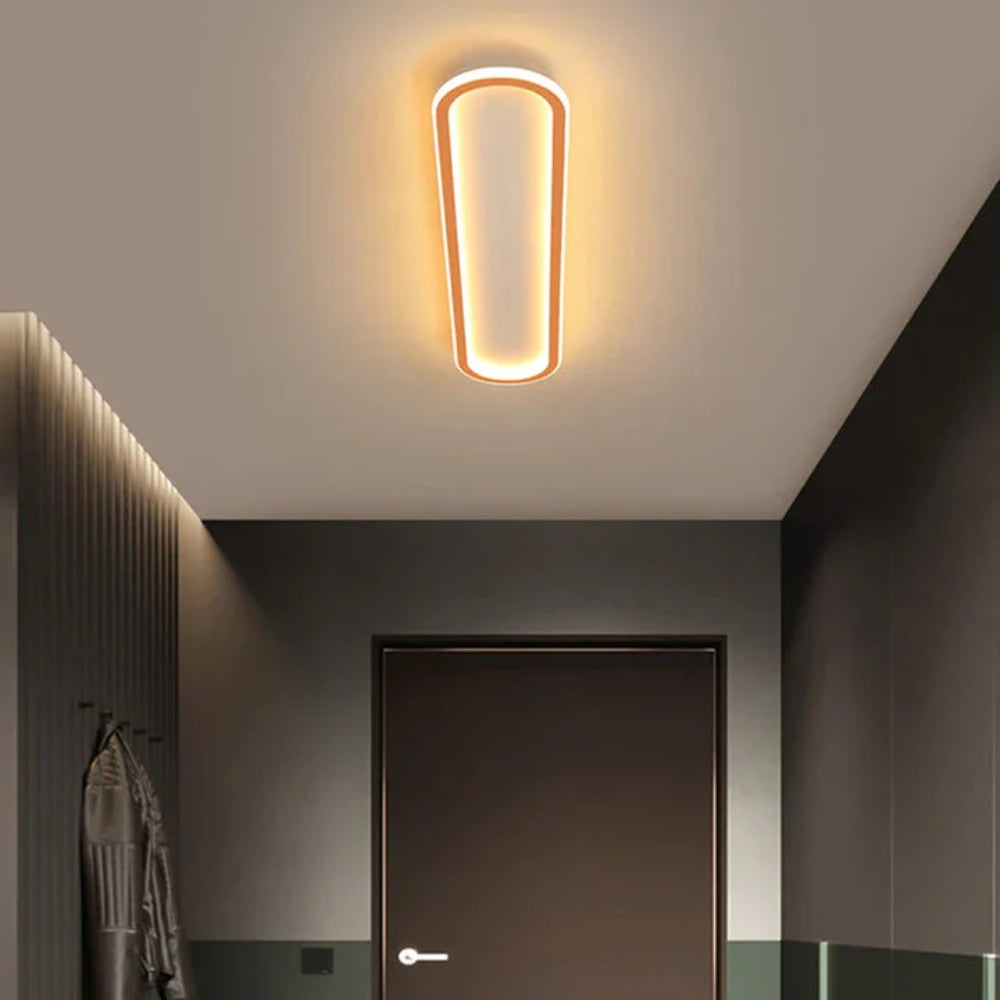 LumiCorr: Slim LED Ceiling Light with Modern Look & Even Light – for Hallways & Living Areas