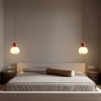 LumiDéco: Art Deco Pendant Light with Cream Shade – Elegant Hanging Lamp