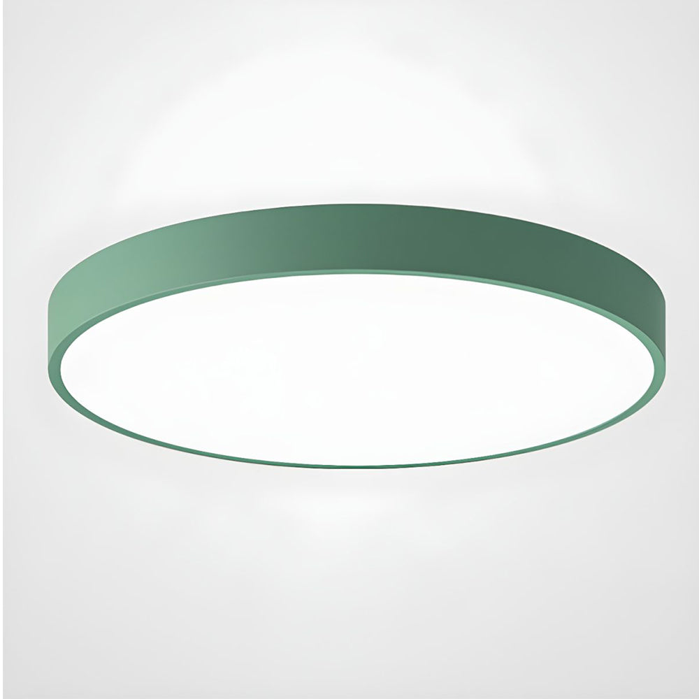LumiDisc: Round LED Ceiling Light – Flat Surface-Mounted Lamp in Modern Design