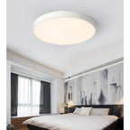 LumiDisc: Round LED Ceiling Light – Flat Surface-Mounted Lamp in Modern Design