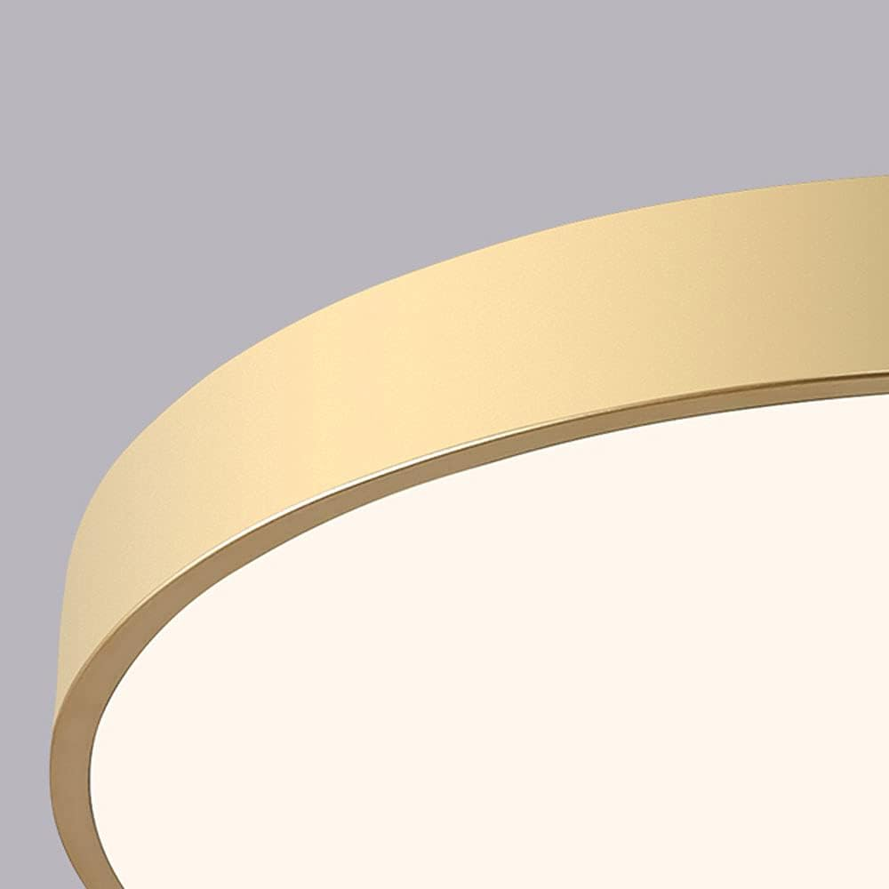 LumiDisc: Round LED Ceiling Light – Flat Surface-Mounted Lamp in Modern Design