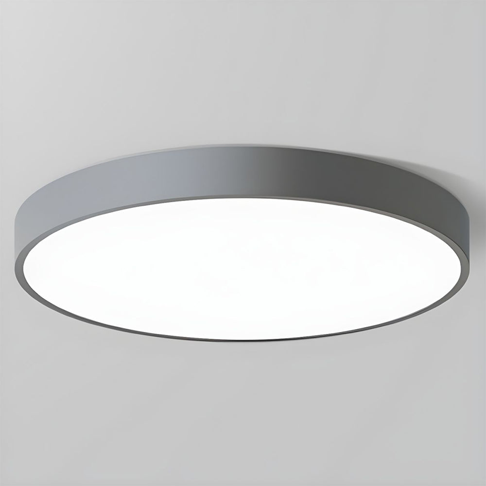 LumiDisc: Round LED Ceiling Light – Flat Surface-Mounted Lamp in Modern Design