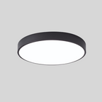 LumiDisc: Round LED Ceiling Light – Flat Surface-Mounted Lamp in Modern Design