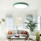 LumiDisc: Round LED Ceiling Light – Flat Surface-Mounted Lamp in Modern Design