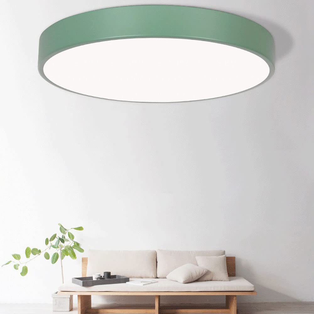 LumiDisc: Round LED Ceiling Light – Flat Surface-Mounted Lamp in Modern Design