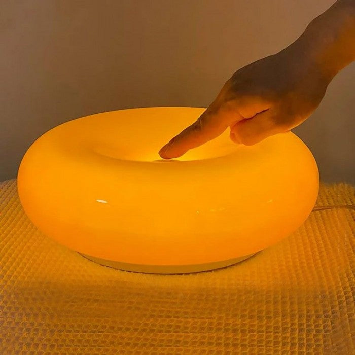LumiDon: Bauhaus Donut Table & Wall Lamp – Modern LED Design Light for Home