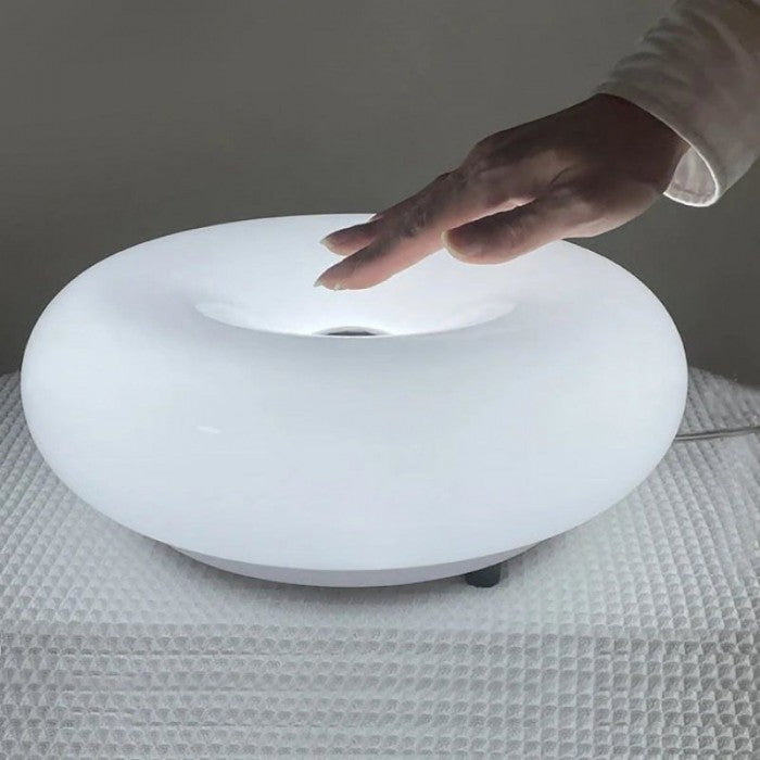LumiDon: Bauhaus Donut Table & Wall Lamp – Modern LED Design Light for Home