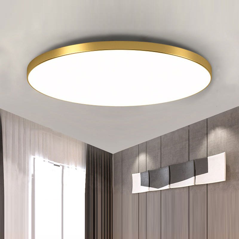 LumiÉpure: Round LED Ceiling Light Minimalistic – Modern & Energy-Saving for Living Room & Bedroom