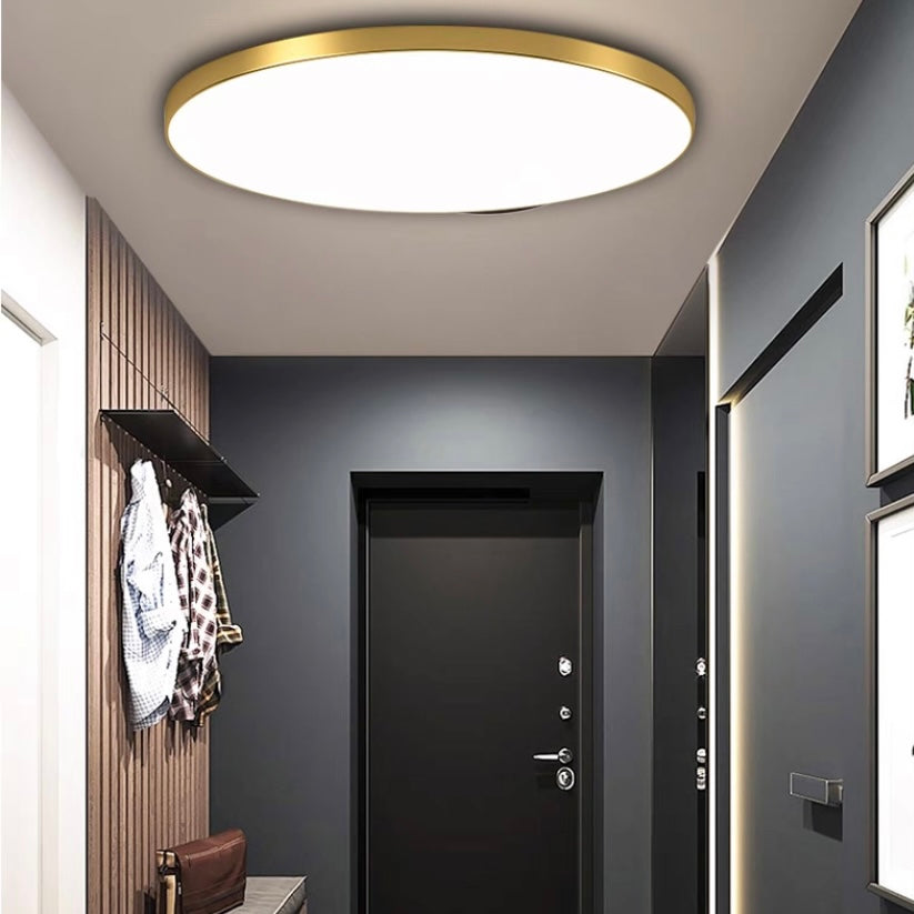 LumiÉpure: Round LED Ceiling Light Minimalistic – Modern & Energy-Saving for Living Room & Bedroom