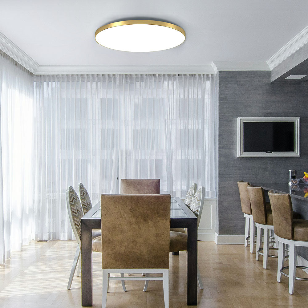 LumiÉpure: Round LED Ceiling Light Minimalistic – Modern & Energy-Saving for Living Room & Bedroom