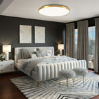 LumiÉpure: Round LED Ceiling Light Minimalistic – Modern & Energy-Saving for Living Room & Bedroom