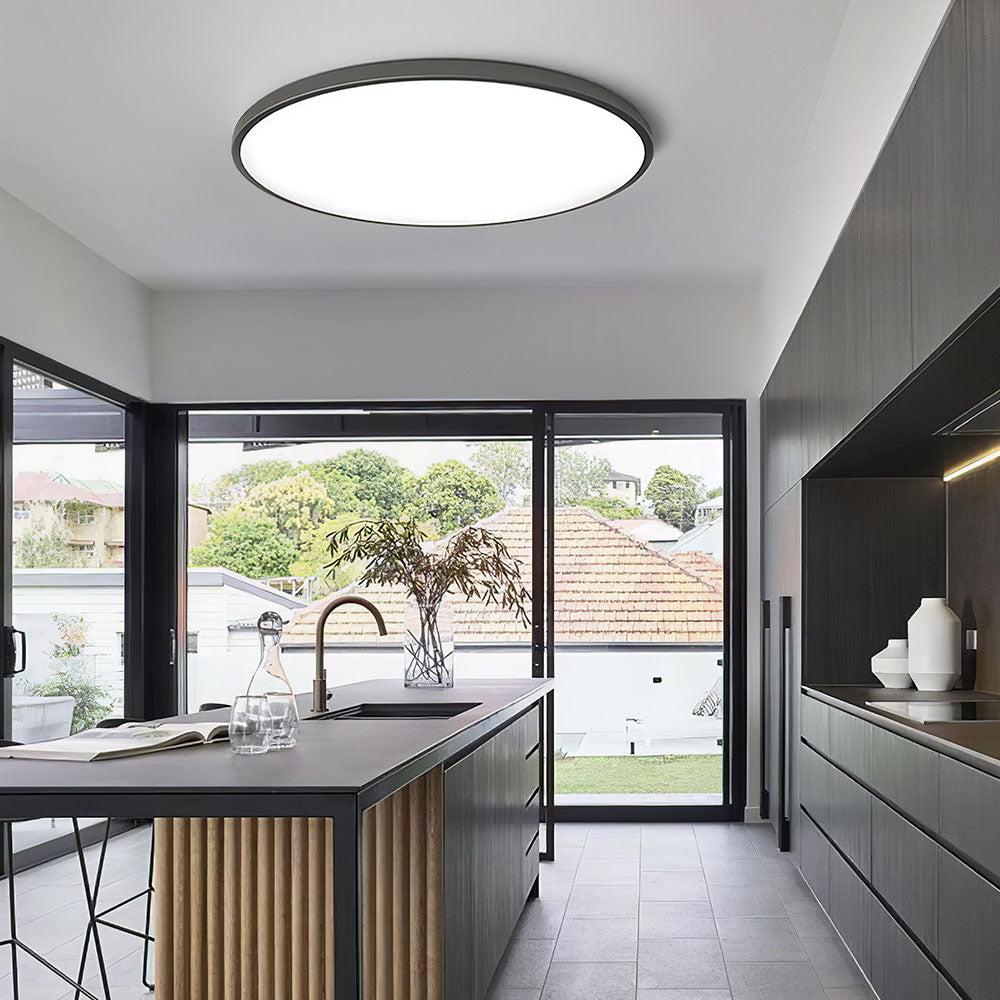 LumiÉpure: Round LED Ceiling Light Minimalistic – Modern & Energy-Saving for Living Room & Bedroom