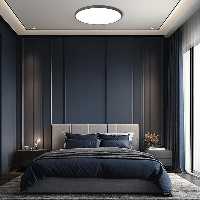 LumiÉpure: Round LED Ceiling Light Minimalistic – Modern & Energy-Saving for Living Room & Bedroom