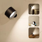 LumiFlex: Wireless LED Wall Light – Magnetic Rechargeable Lamp with 360° Rotation