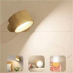 LumiFlex: Wireless LED Wall Light – Magnetic Rechargeable Lamp with 360° Rotation
