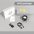 LumiFlex: Wireless LED Wall Light – Magnetic Rechargeable Lamp with 360° Rotation