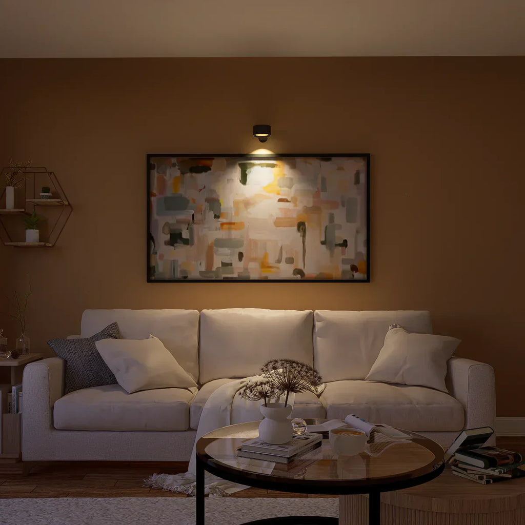 LumiFlex: Wireless LED Wall Light – Magnetic Rechargeable Lamp with 360° Rotation