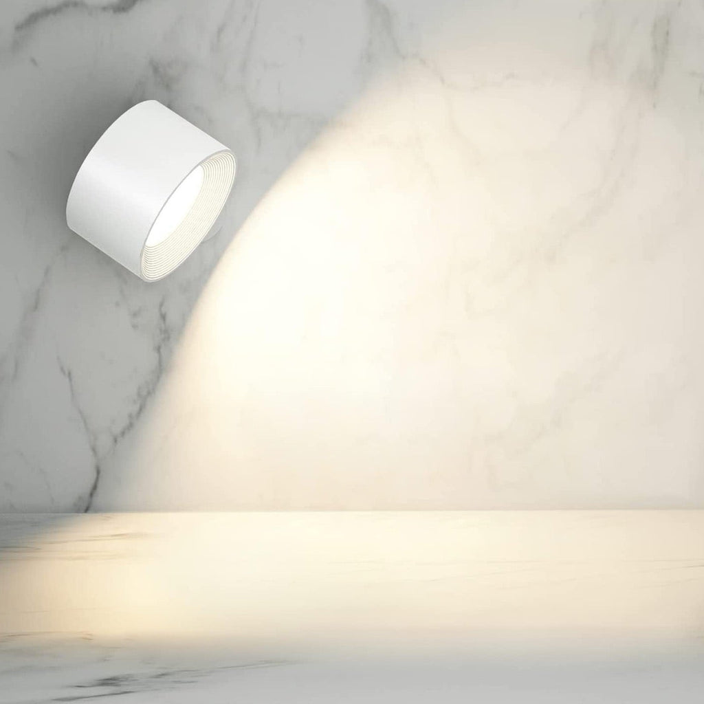 LumiFlex: Wireless LED Wall Light – Magnetic Rechargeable Lamp with 360° Rotation