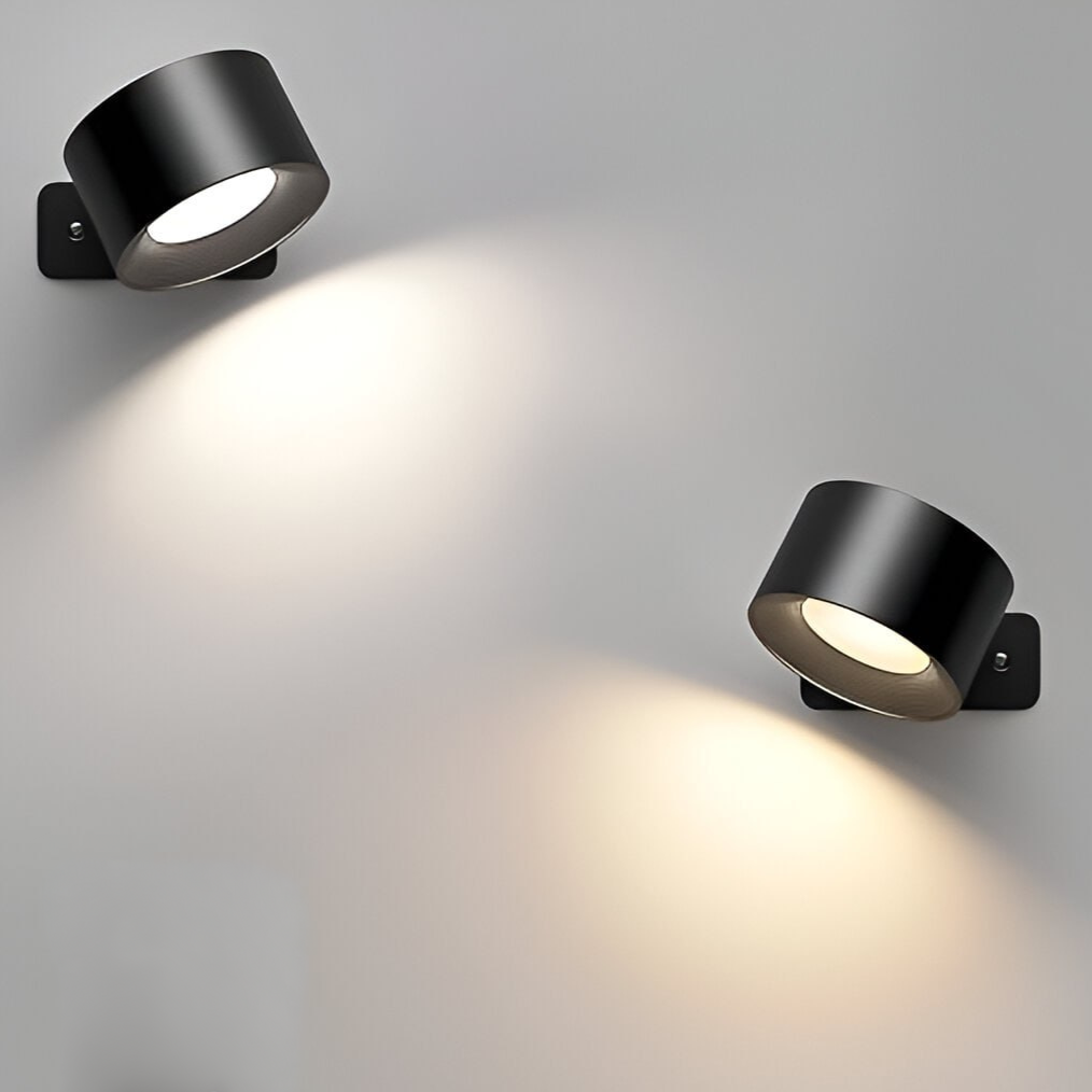 LumiFlex: Wireless LED Wall Light – Magnetic Rechargeable Lamp with 360° Rotation