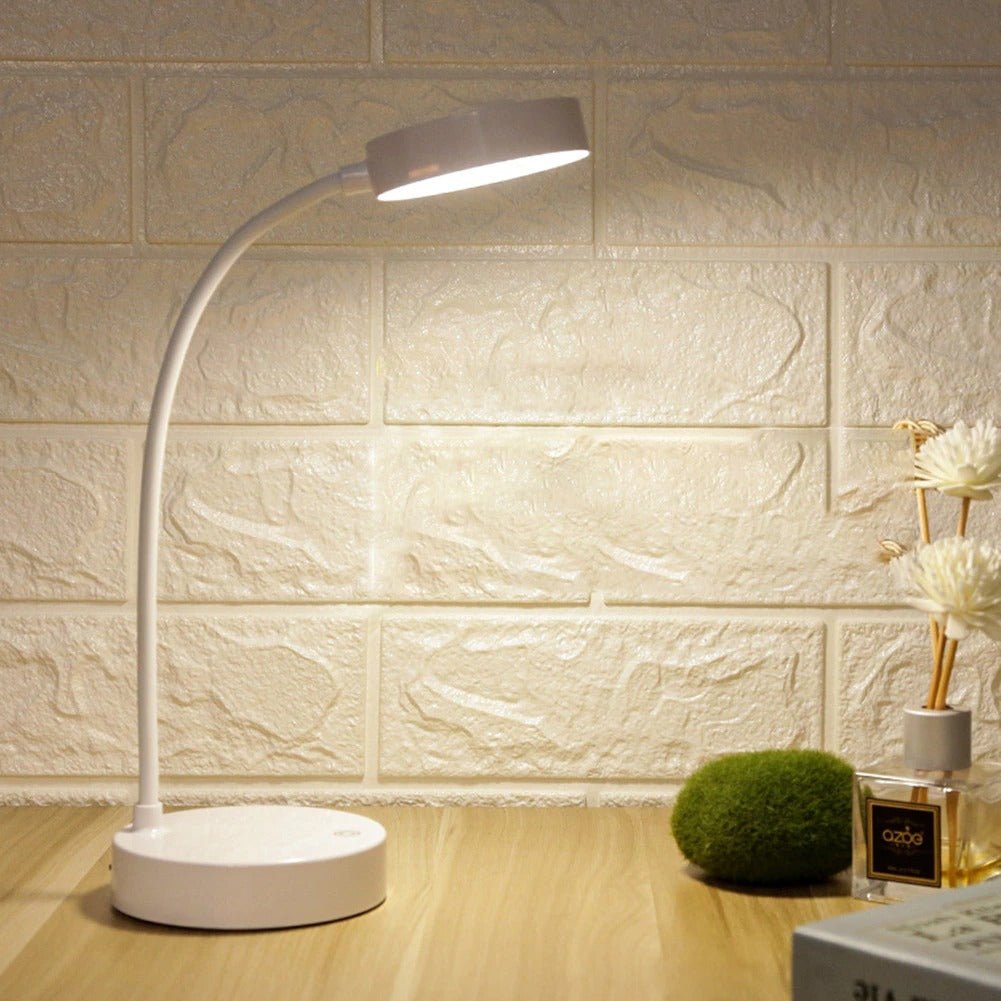 LumiFlex: Dimmable LED Desk Lamp with Touch Control and Flexible Design