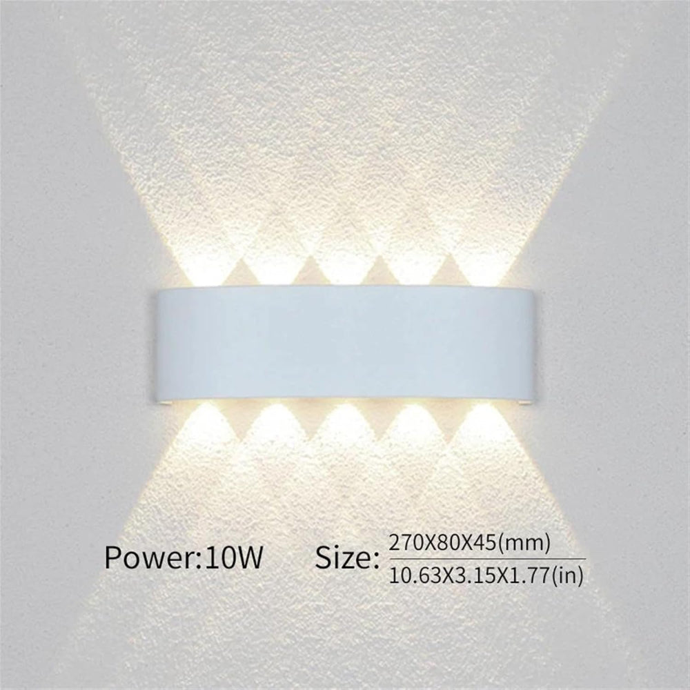LumiForma: LED Wall Light for Indoor & Outdoor Use in Modern Minimalist Design