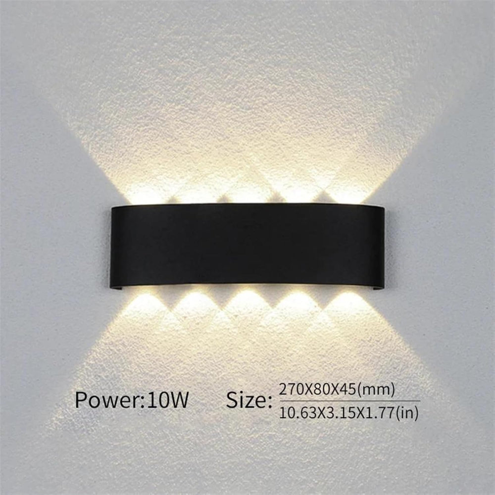 LumiForma: LED Wall Light for Indoor & Outdoor Use in Modern Minimalist Design