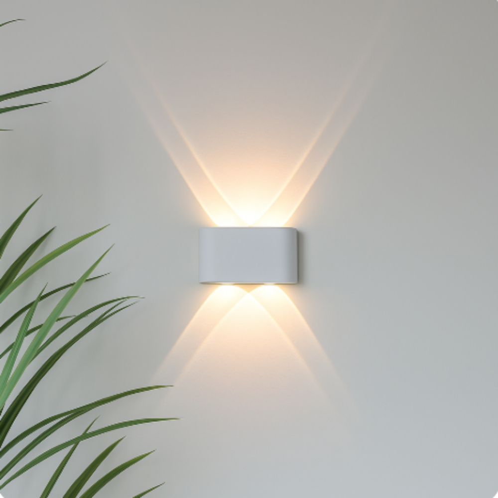 LumiForma: LED Wall Light for Indoor & Outdoor Use in Modern Minimalist Design