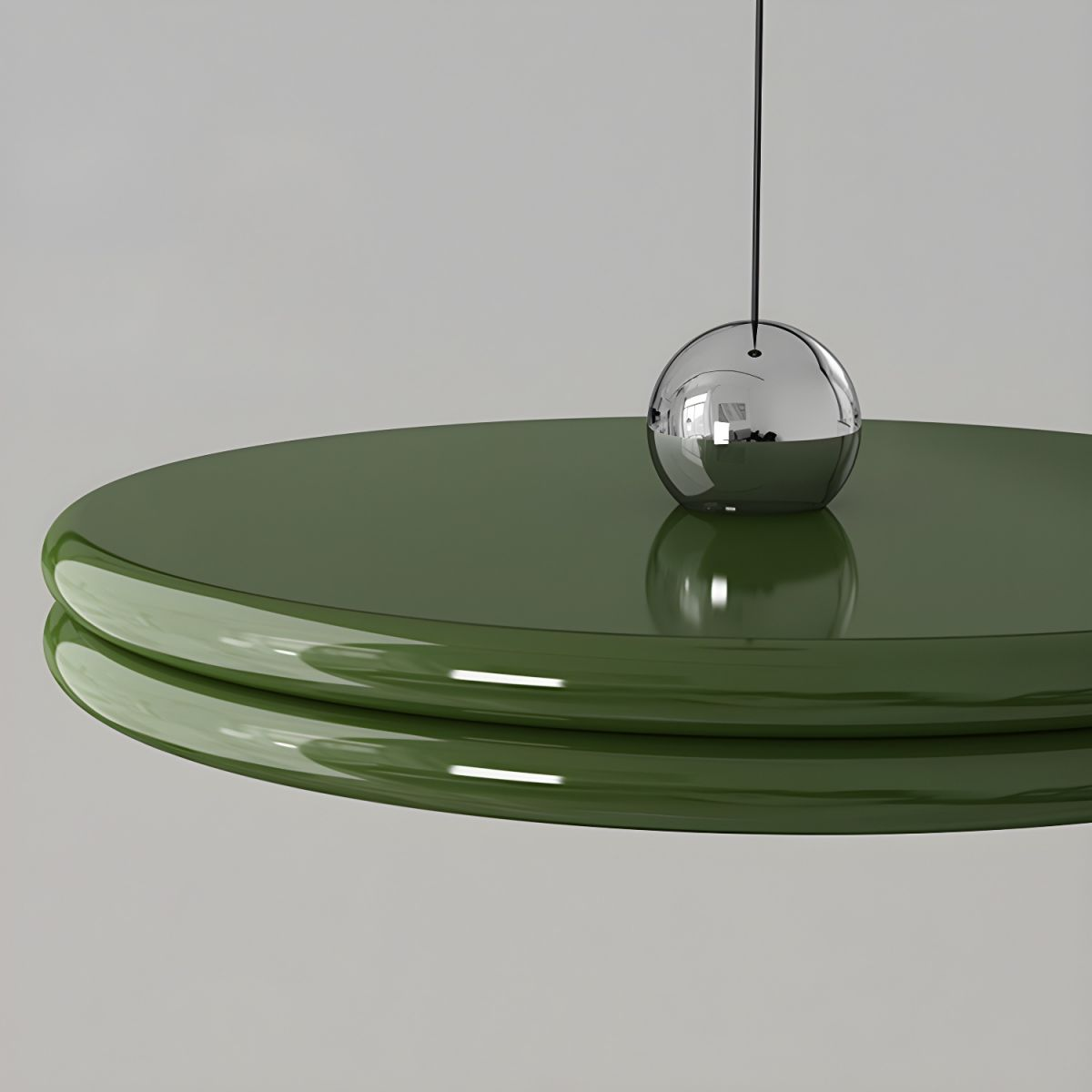 LumiForma: Minimalistic Metal-Acrylic Pendant Light with 3-Stage Dimming – for Living Room & Dining Room