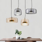 LumiGlas: Elegant Glass Pendant Light – Stylish Lighting for Living Room & Dining Room