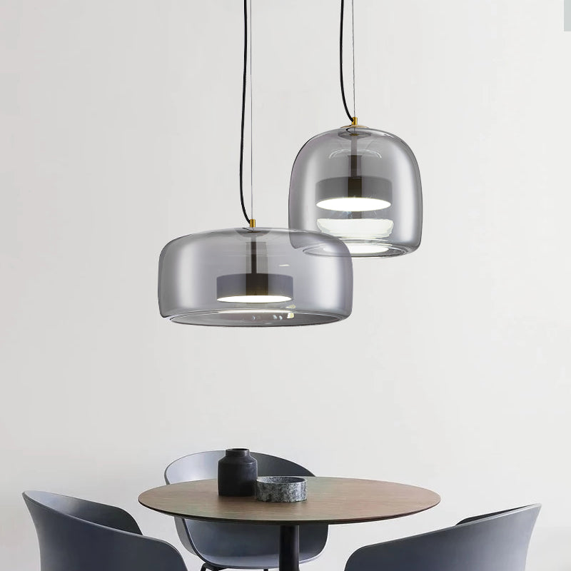 LumiGlas: Elegant Glass Pendant Light – Stylish Lighting for Living Room & Dining Room