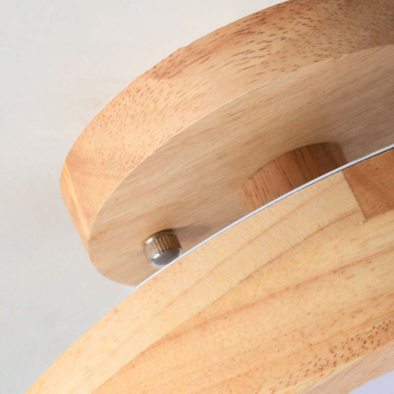LumiHolz: Modern LED Ceiling Light Made of Wood – Dimmable Design Light for Office & Living Space