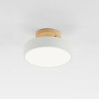 LumiHolz: Modern LED Ceiling Light Made of Wood – Dimmable Design Light for Office & Living Space