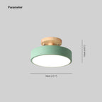 LumiHolz: Modern LED Ceiling Light Made of Wood – Dimmable Design Light for Office & Living Space