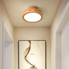 LumiHolz: Modern LED Ceiling Light Made of Wood – Dimmable Design Light for Office & Living Space