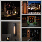 LumiIron: Timeless LED Wall Light Made of Metal with Romantic Light Display & Retro Charm – for Hallway & Guest Room