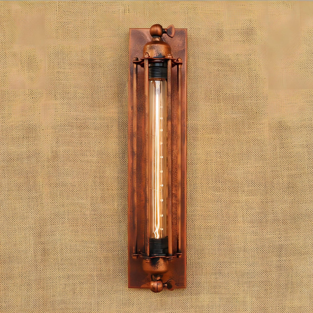 LumiIron: Timeless LED Wall Light Made of Metal with Romantic Light Display & Retro Charm – for Hallway & Guest Room