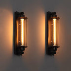 LumiIron: Timeless LED Wall Light Made of Metal with Romantic Light Display & Retro Charm – for Hallway & Guest Room
