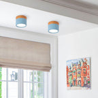 LumiKnot: Wooden Ceiling Light in Japandi Style – Modern LED Surface-Mounted Lamp for Living Room & Hallway