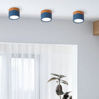 LumiKnot: Wooden Ceiling Light in Japandi Style – Modern LED Surface-Mounted Lamp for Living Room & Hallway