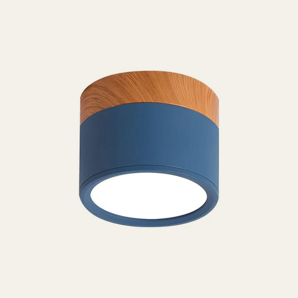 LumiKnot: Wooden Ceiling Light in Japandi Style – Modern LED Surface-Mounted Lamp for Living Room & Hallway