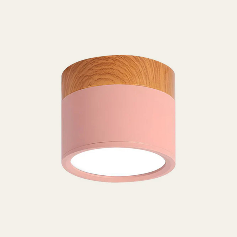 LumiKnot: Wooden Ceiling Light in Japandi Style – Modern LED Surface-Mounted Lamp for Living Room & Hallway