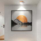 LumiKnot: Wooden Ceiling Light in Japandi Style – Modern LED Surface-Mounted Lamp for Living Room & Hallway