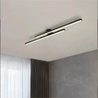 LumiLine: Modern LED Ceiling Light in Elongated Shape with Homogeneous Light Distribution – for Hallways & Interiors