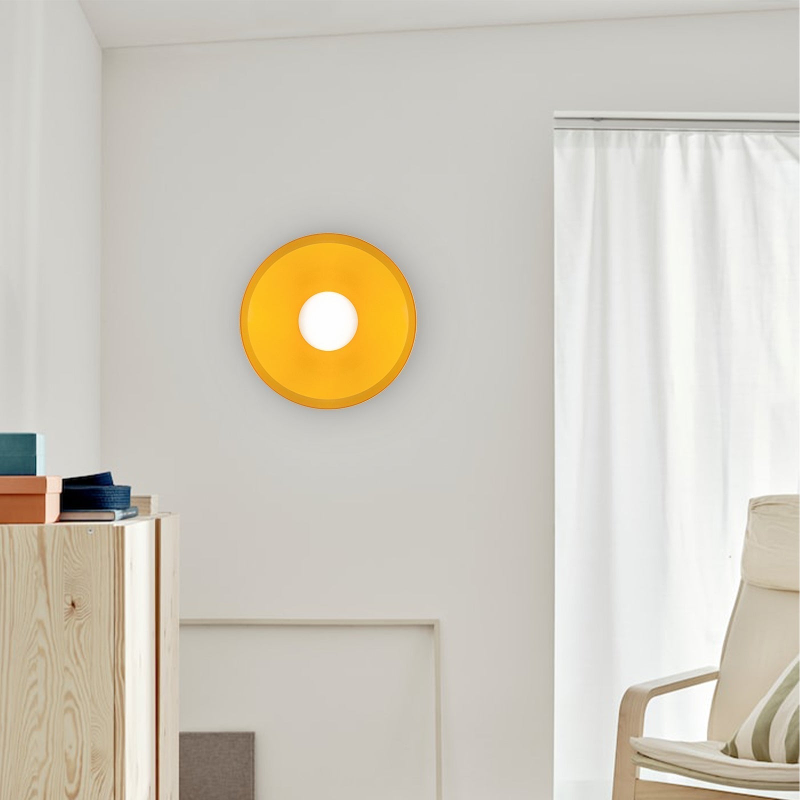 LumiPearl: Glass Wall Light & Ceiling Light – Modern Design Lamp in Retro Style
