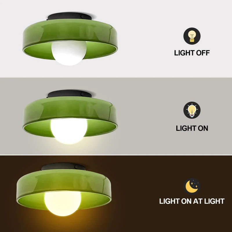 LumiPearl: Glass Wall Light & Ceiling Light – Modern Design Lamp in Retro Style