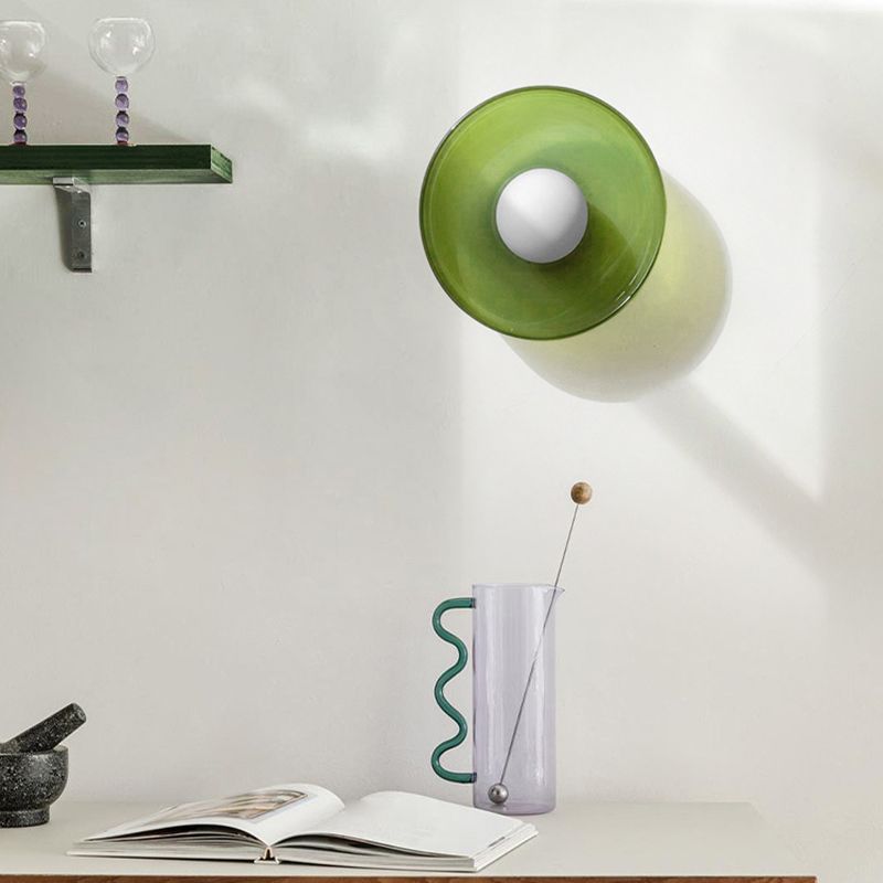 LumiPearl: Glass Wall Light & Ceiling Light – Modern Design Lamp in Retro Style