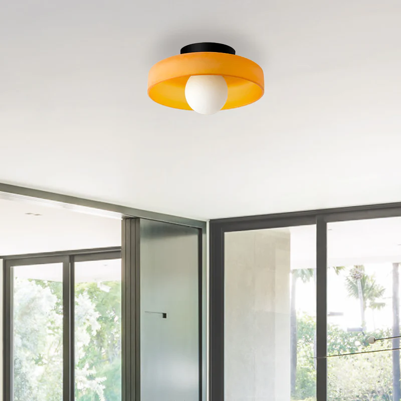 LumiPearl: Glass Wall Light & Ceiling Light – Modern Design Lamp in Retro Style