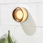 LumiRond: Modern LED Wall Light in Round Design – Minimalist Wall Lamp for Living Room & Bedroom