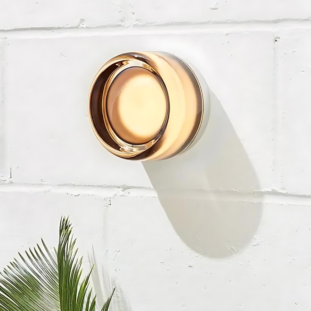 LumiRond: Modern LED Wall Light in Round Design – Minimalist Wall Lamp for Living Room & Bedroom