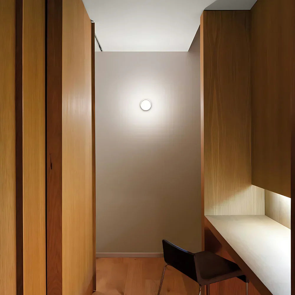LumiRond: Modern LED Wall Light in Round Design – Minimalist Wall Lamp for Living Room & Bedroom